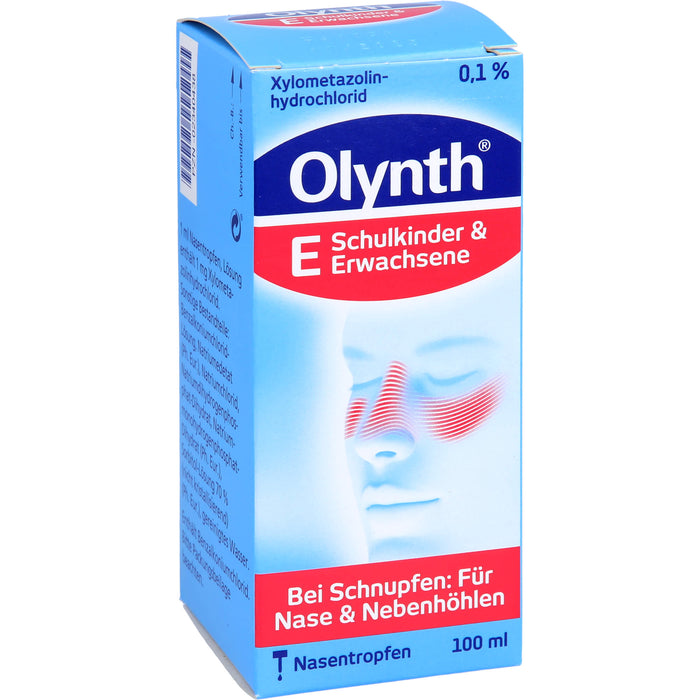 Olynth E Nasentropfen bei Schnupfen, 100 ml Lösung