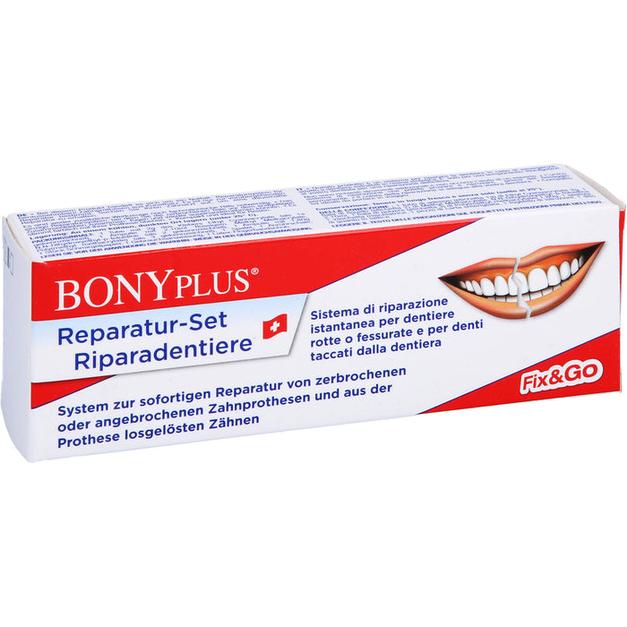BONYplus Reparatur-Set für Zahnprothesen, 1 St. Set