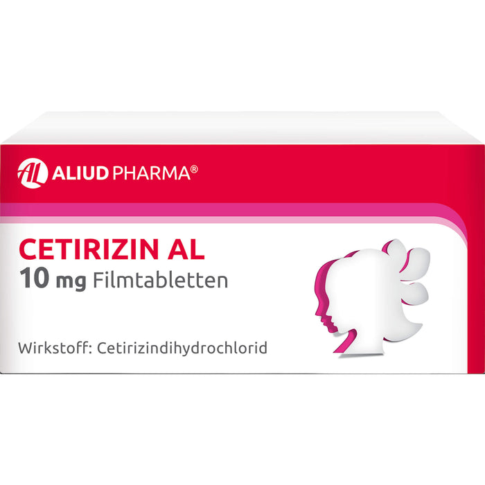 CETIRIZIN AL 10 mg Filmtabletten bei allergischen Erkrankungen, 50 St. Tabletten