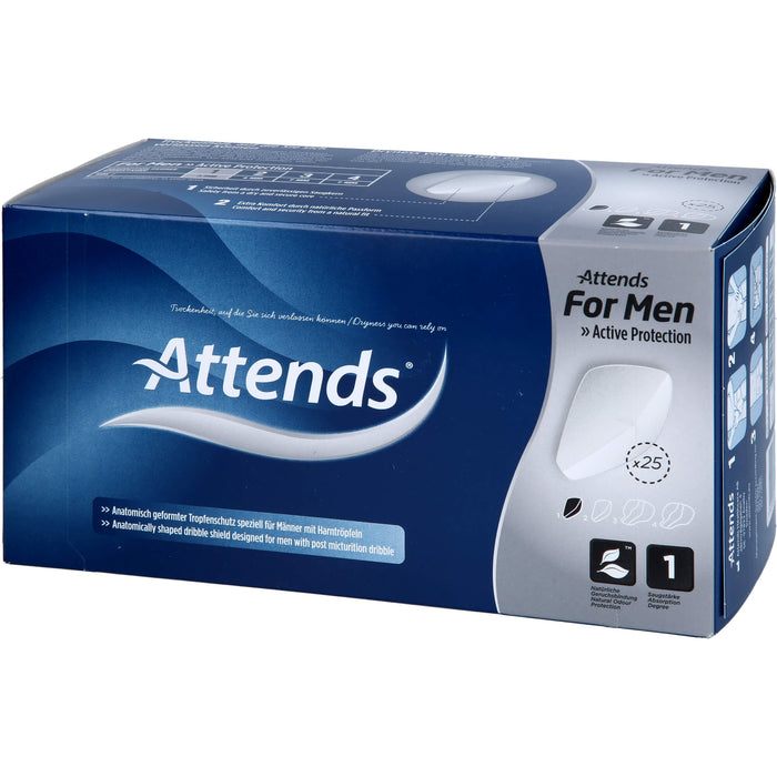 Attends for men Shield 1 Box, 25 St