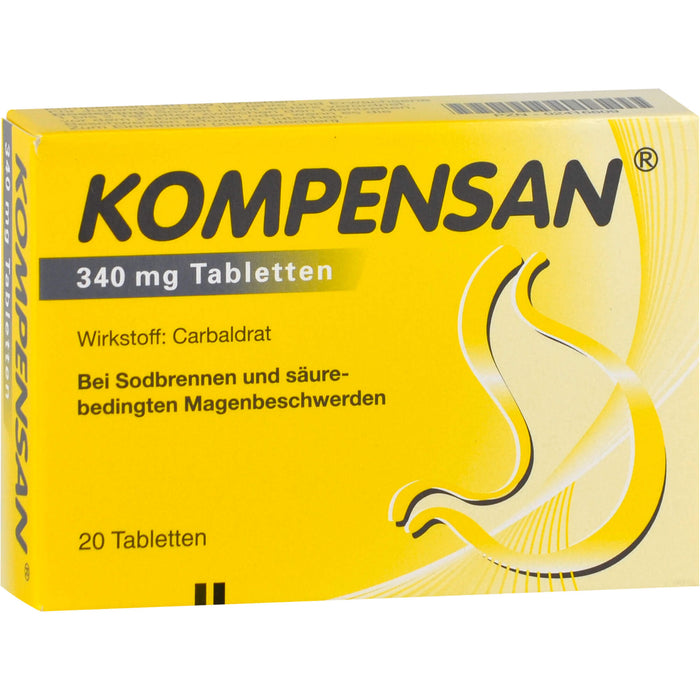 Kompensan, 340 mg Tabletten, 20 St. Tabletten