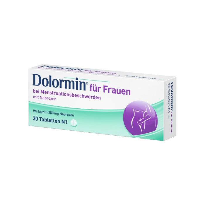 Dolormin für Frauen Tabletten bei Menstruationsbeschwerden, 30 St. Tabletten