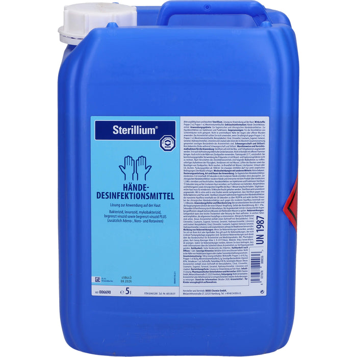 Sterillium Hände-Desinfektionsmittel Lösung, 5000 ml Lösung