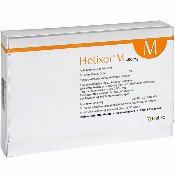 Helixor M 100 mg, 50 St. Ampullen
