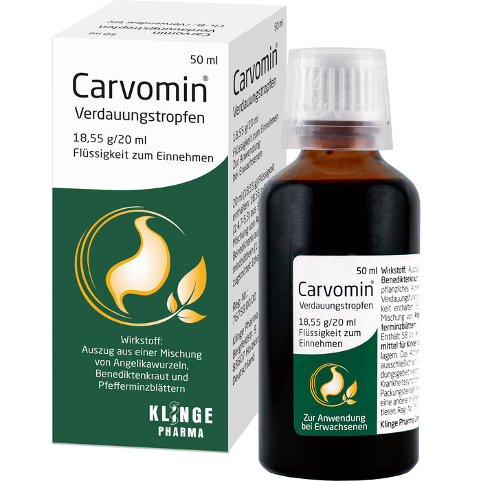 Carvomin Verdauungstropfen, 50 ml Lösung