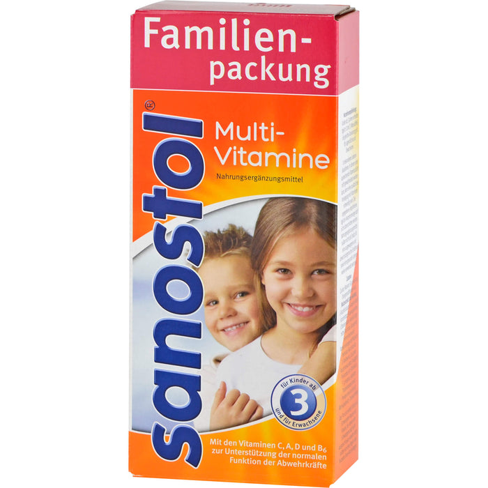 sanostol Multivitamine Familienpackung Saft, 780 ml Lösung