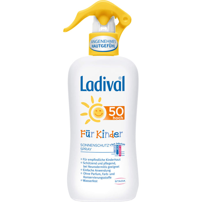 Ladival für Kinder LSF 50 Sonnenschutz-Spray, 200 ml Lösung