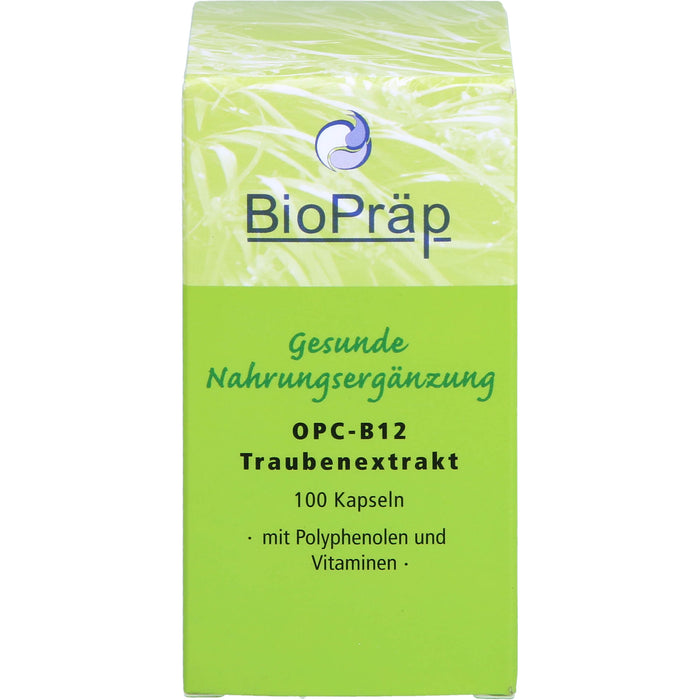 BioPräp OPC-B12 Traubenextrakt Kapseln, 100 St. Kapseln