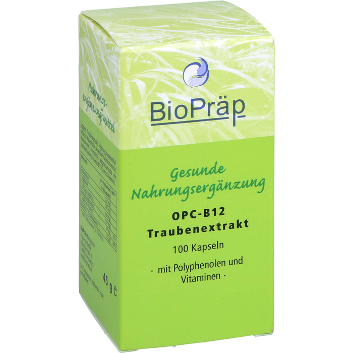 BioPräp OPC-B12 Traubenextrakt Kapseln, 100 St. Kapseln