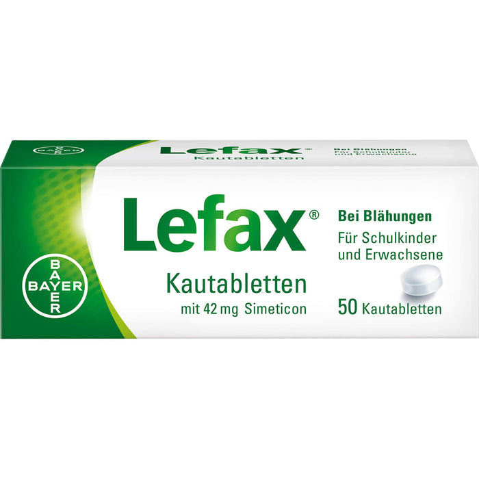 Lefax Kautabletten bei Blähungen, 50 St. Tabletten