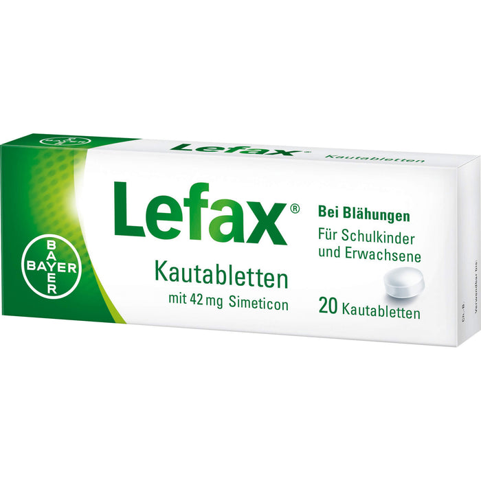 Lefax Kautabletten bei Blähungen, 20 St. Tabletten