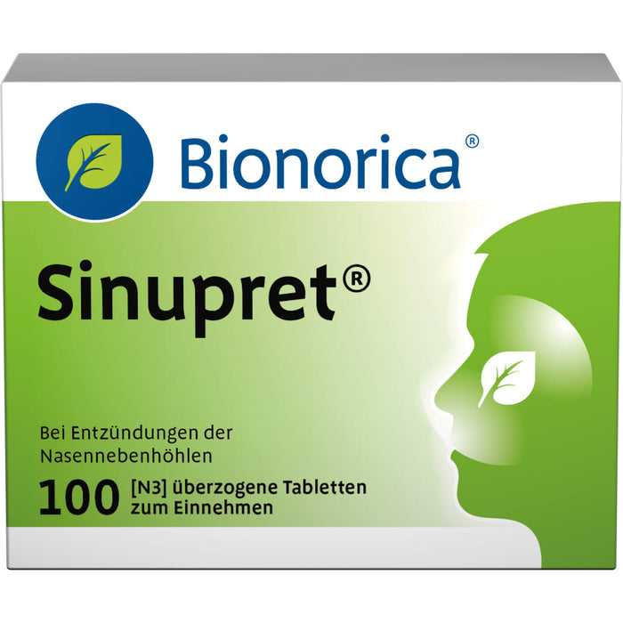 Sinupret überzogene Tabletten bei Entzündungen der Nasennebenhöhlen, 100 St. Tabletten