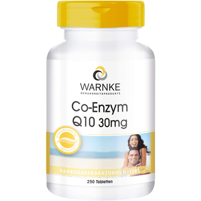 WARNKE Co-Enzym Q10 30 mg Tabletten, 250 St. Tabletten