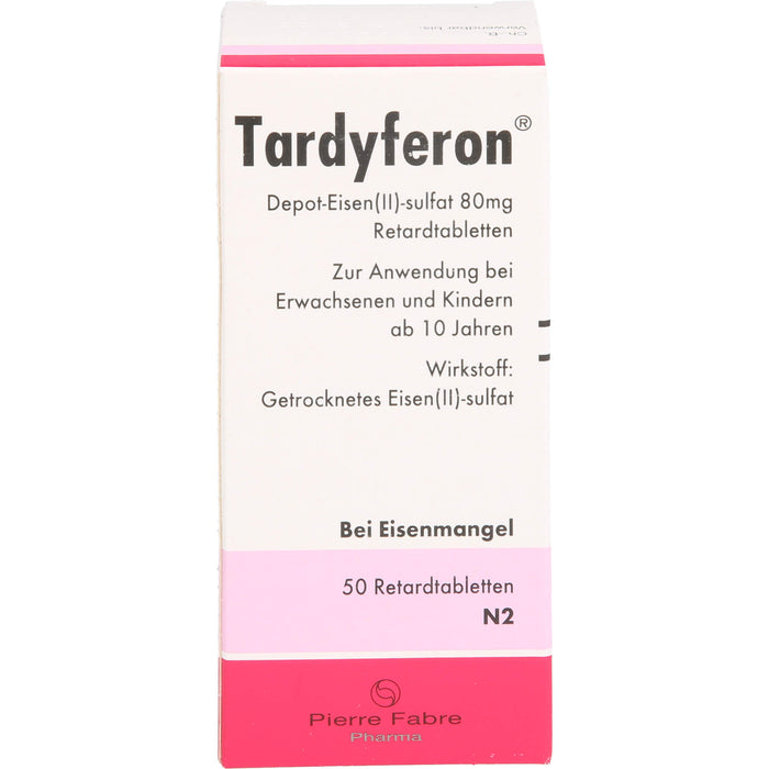 Tardyferon Depot-Eisen(II)-Sulfat 80 mg Retardtabletten, 50 St. Kapseln