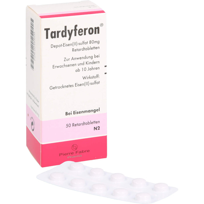 Tardyferon Depot-Eisen(II)-Sulfat 80 mg Retardtabletten, 50 St. Kapseln