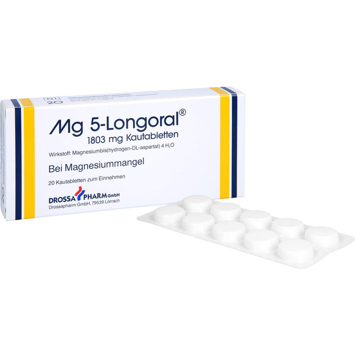 Mg 5-Longoral 1803 mg Kautabletten, 20 St KTA