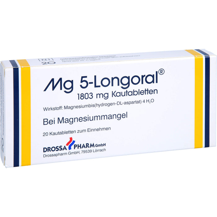 Mg 5-Longoral 1803 mg Kautabletten, 20 St KTA