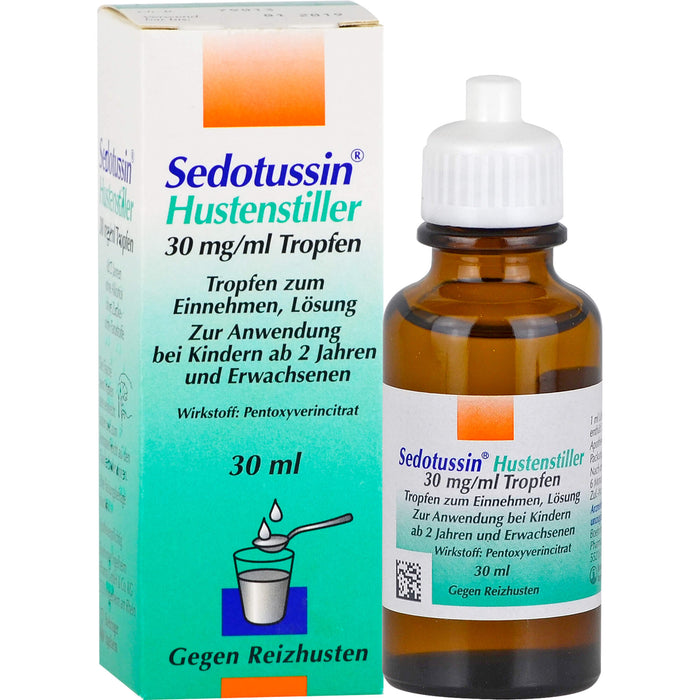 Sedotussin Hustenstiller Tropfen gegen Reizhusten, 30 ml Lösung
