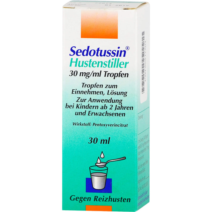 Sedotussin Hustenstiller Tropfen gegen Reizhusten, 30 ml Lösung