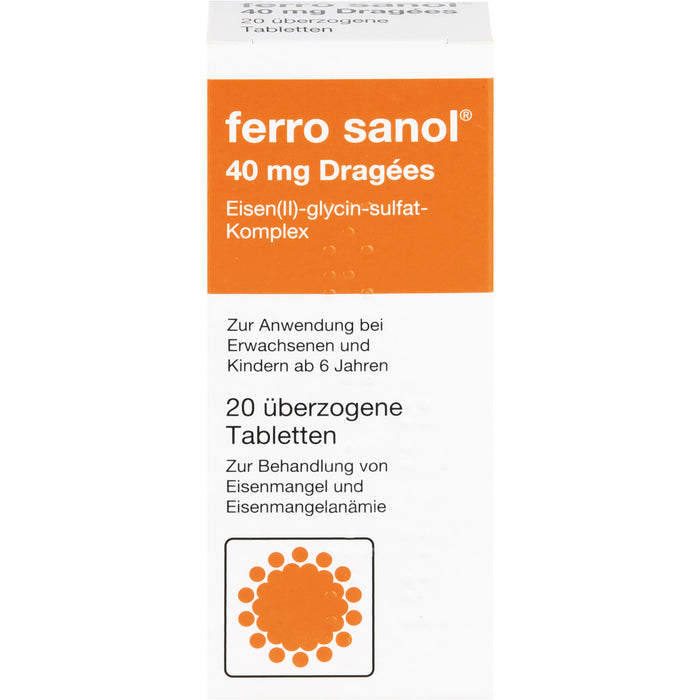 ferro sanol 40 mg Dragées, 20 St UTA