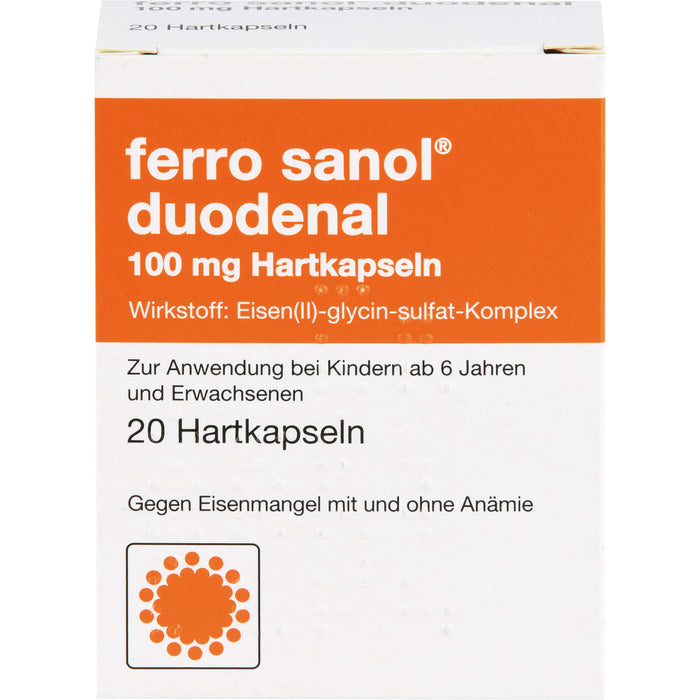 ferro sanol duodenal Kapseln gegen Eisenmangel, 20 St. Kapseln