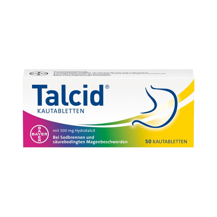 Talcid Kautabletten, 50 St. Tabletten