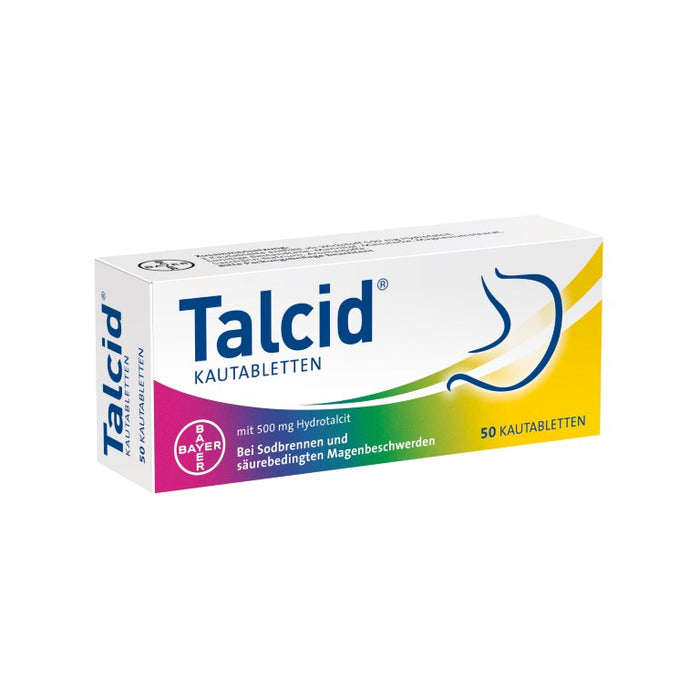 Talcid Kautabletten, 50 St. Tabletten