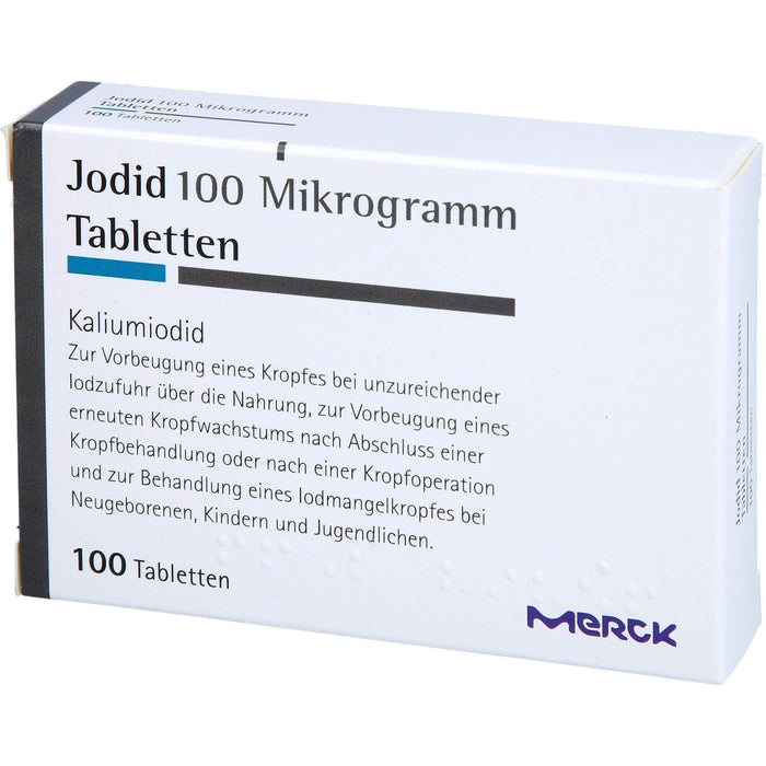 MERCK Jodid 100 Mikrogramm Tabletten, 100 St. Tabletten