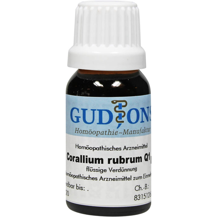 GUDJONS Corallium rubrum Q1 flüssige Verdünnung, 15 ml Lösung