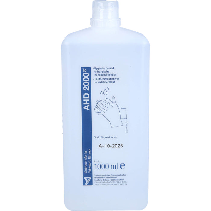 AHD 2000 Desinfektionsmittel, 1000 ml Lösung