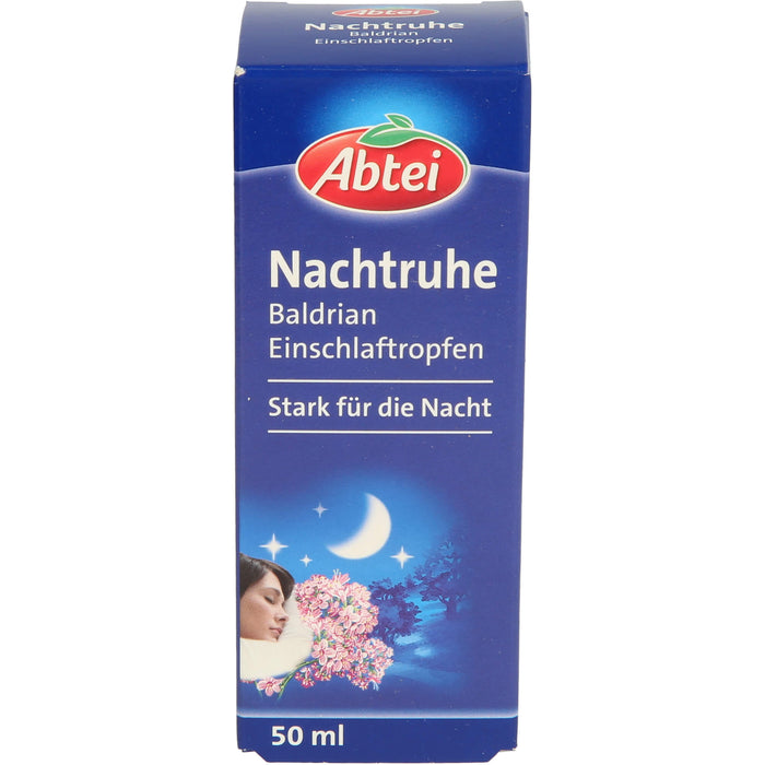 Abtei Nachtruhe Einschlaftropfen Baldriantinktur stark für die Nacht, 50 ml Lösung
