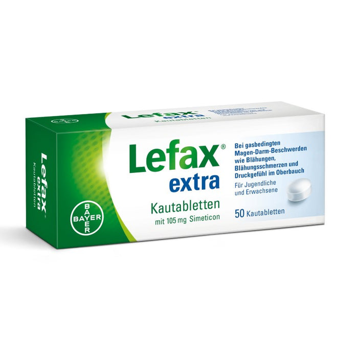 Lefax extra Kautabletten, 50 St. Tabletten