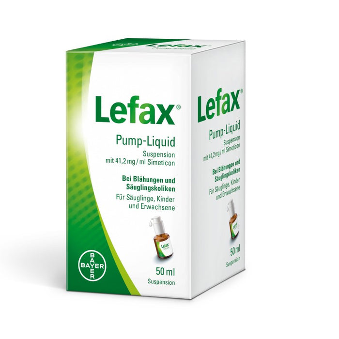 Lefax Pump-Liquid gegen Blähungen und Säuglingskoliken, 50 ml Lösung