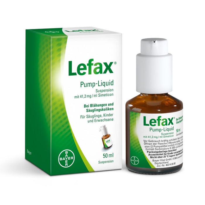 Lefax Pump-Liquid gegen Blähungen und Säuglingskoliken, 50 ml Lösung