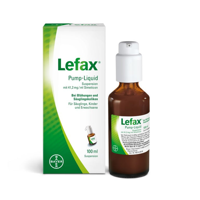 Lefax Pump-Liquid gegen Blähungen und Säuglingskoliken, 100 ml Lösung
