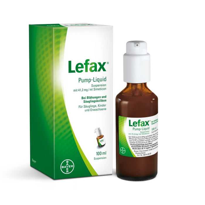 Lefax Pump-Liquid gegen Blähungen und Säuglingskoliken, 100 ml Lösung
