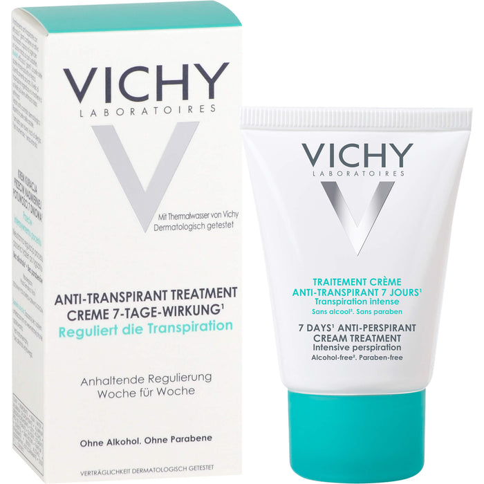 VICHY Anti-Transpirant-Treatment Creme 7-Tage-Wirkung, 30 ml Creme