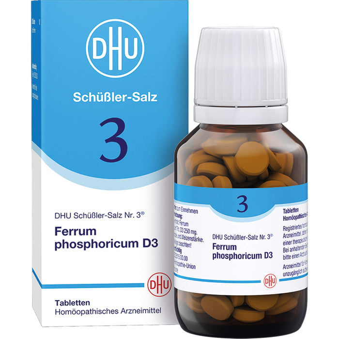 DHU Schüßler-Salz Nr. 3 Ferrum phosphoricum D 3 Tabletten, 200 St. Tabletten