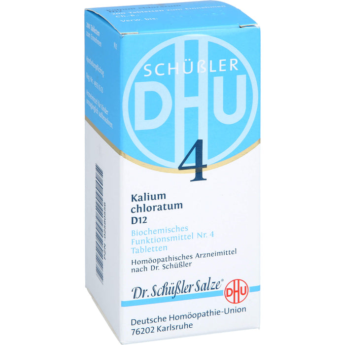 DHU Schüßler-Salz Nr. 4 Kalium chloratum D12 Tabletten, 200 St. Tabletten