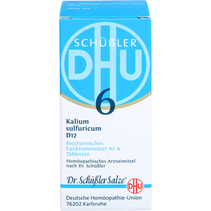 DHU Schüßler-Salz Nr. 6 Kalium sulfuricum D 12 Tabletten, 200 St. Tabletten