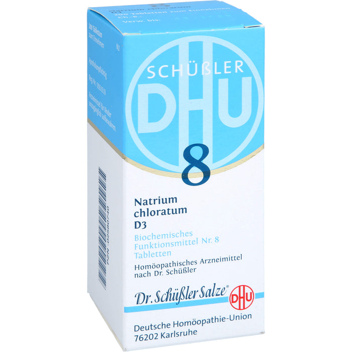 DHU Schüßler-Salz Nr. 8 Natrium chloratum D3 Tabletten, 200 St. Tabletten
