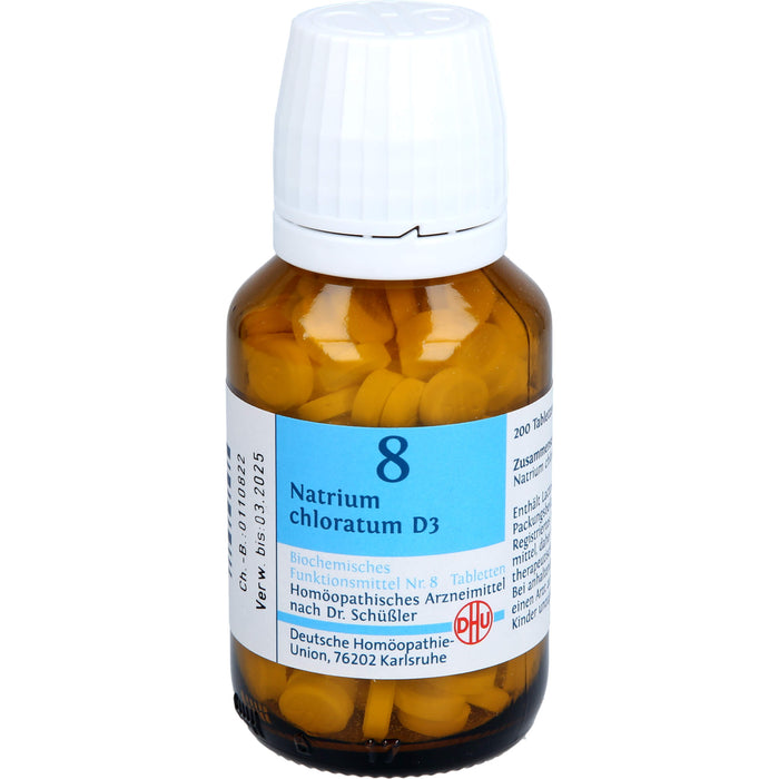 DHU Schüßler-Salz Nr. 8 Natrium chloratum D3 Tabletten, 200 St. Tabletten
