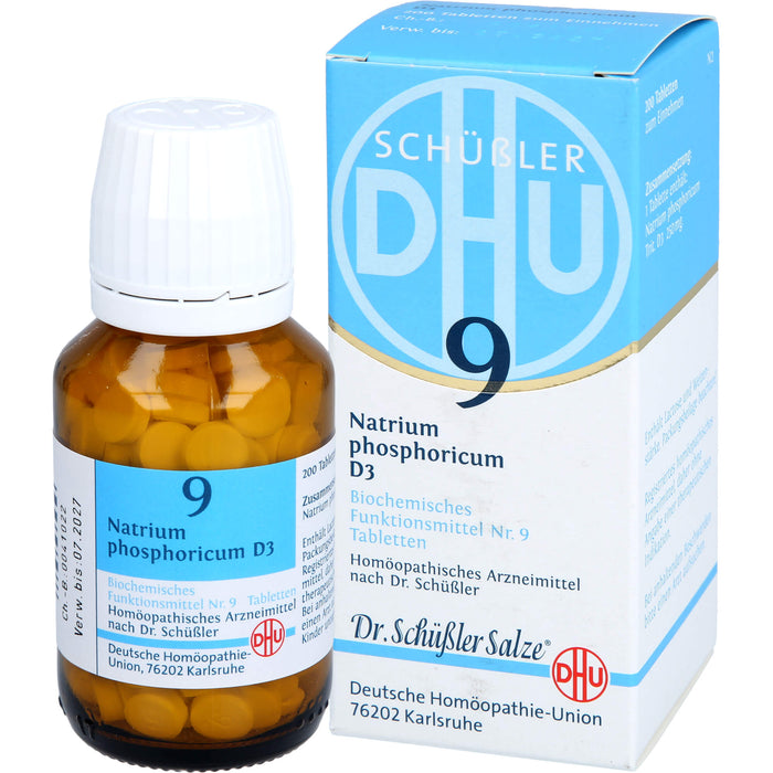 DHU Schüßler-Salz Nr. 9 Natrium phosphoricum D3 Tabletten, 200 St. Tabletten