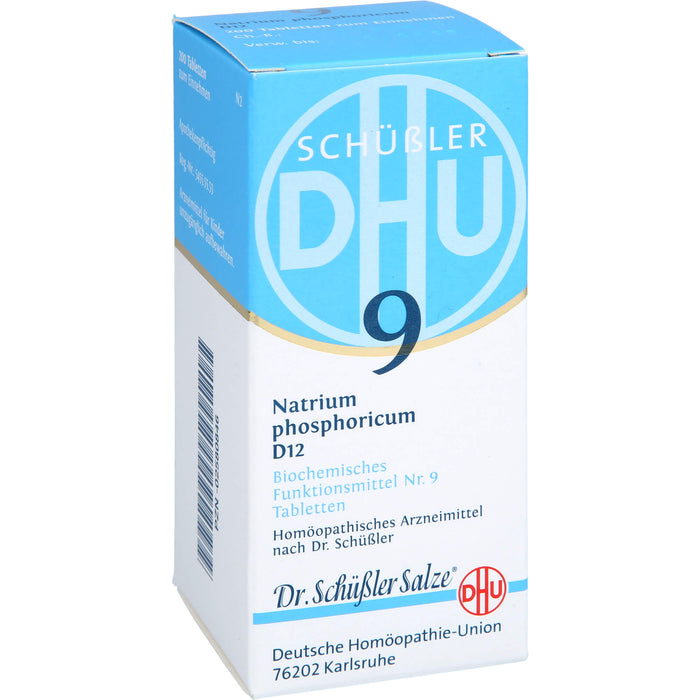DHU Schüßler-Salz Nr. 9 Natrium phosphoricum D12 Tabletten, 200 St. Tabletten