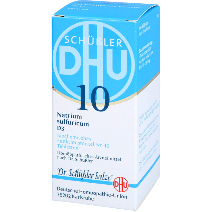 DHU Schüßler-Salz Nr. 10 Natrium sulfuricum D3 Tabletten, 200 St. Tabletten