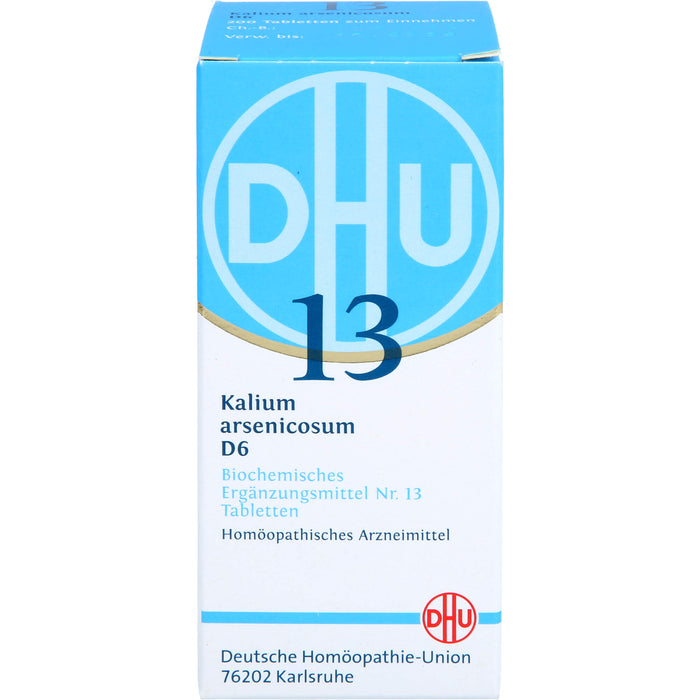 DHU Schüßler-Salz Nr. 13 Kalium arsenicosum D6 Tabletten, 200 St. Tabletten