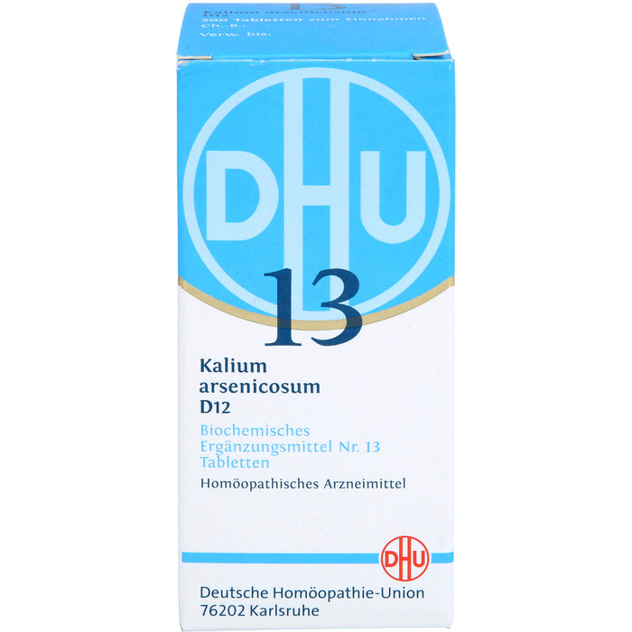 DHU Schüßler-Salz Nr. 13 Kalium arsenicosum D12 Tabletten, 200 St. Tabletten