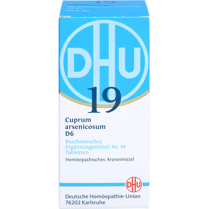 DHU Schüßler-Salz Nr. 19 Cuprum arsenicosum D6 Tabletten, 200 St. Tabletten