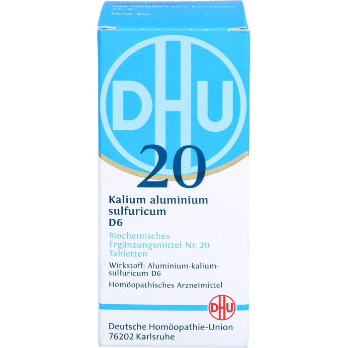 DHU Schüßler-Salz Nr. 20 Kalium aluminium sulfuricum D6 Tabletten, 200 St. Tabletten