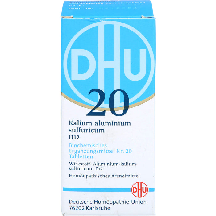DHU Schüßler-Salz Nr. 20 Kalium aluminium sulfuricum D12 Tabletten, 200 St. Tabletten